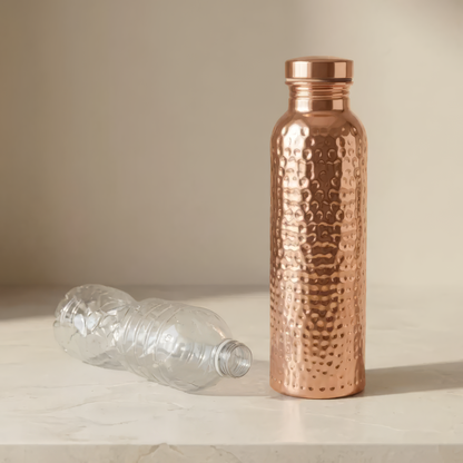 Hammered Copper Water Bottle