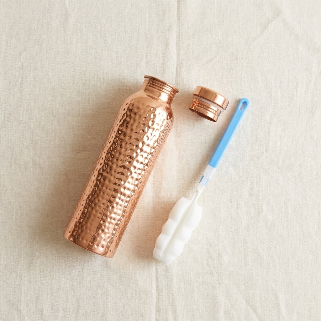 Hammered Copper Water Bottle